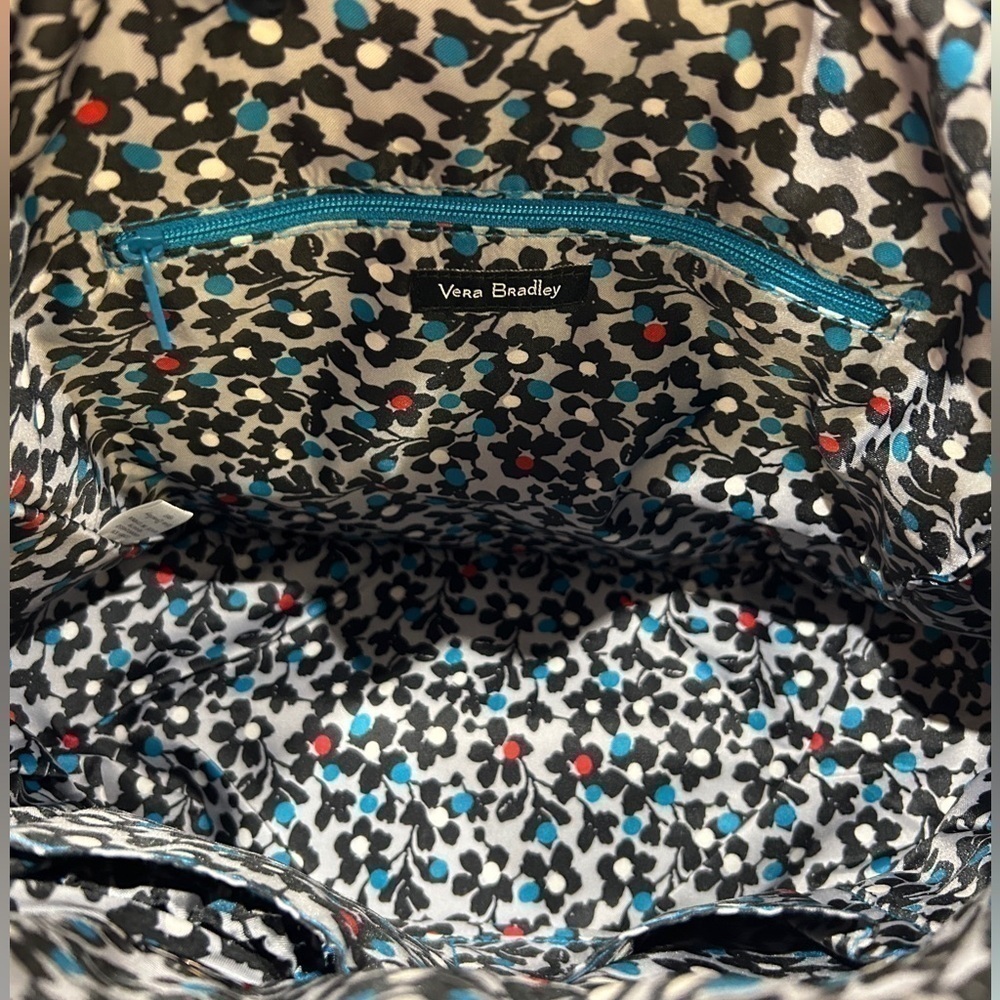 Vera Bradley Bright Blue Quilted Shoulder Bag - Picture 10 of 13